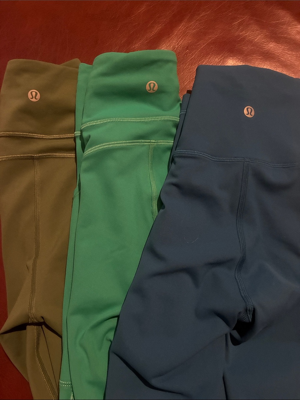 lululemon athletica Women's High-Rise Leggings - Olive, Green, Blue